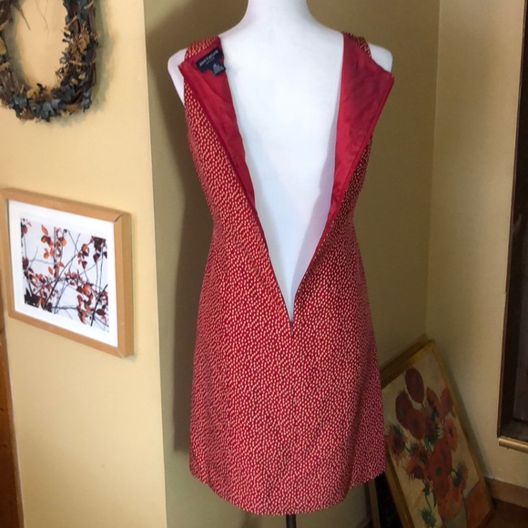 VTG Ann Taylor Size 4P 100% Silk PolkaDots TankDress Pretty Woman Valentine Vibe - Picture 5 of 13